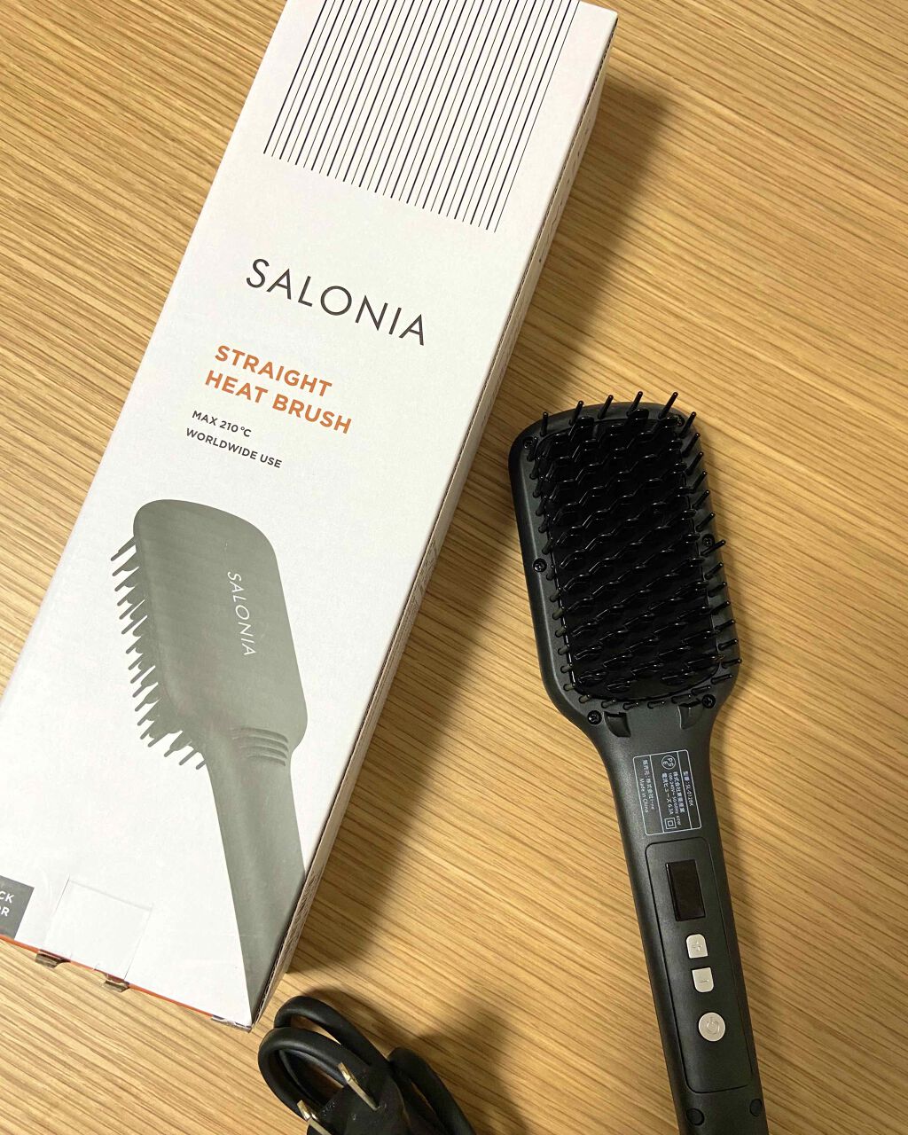 SALONIA ストレートヒートブラシ/SALONIA/ヒートブラシを使ったクチコミ（2枚目）