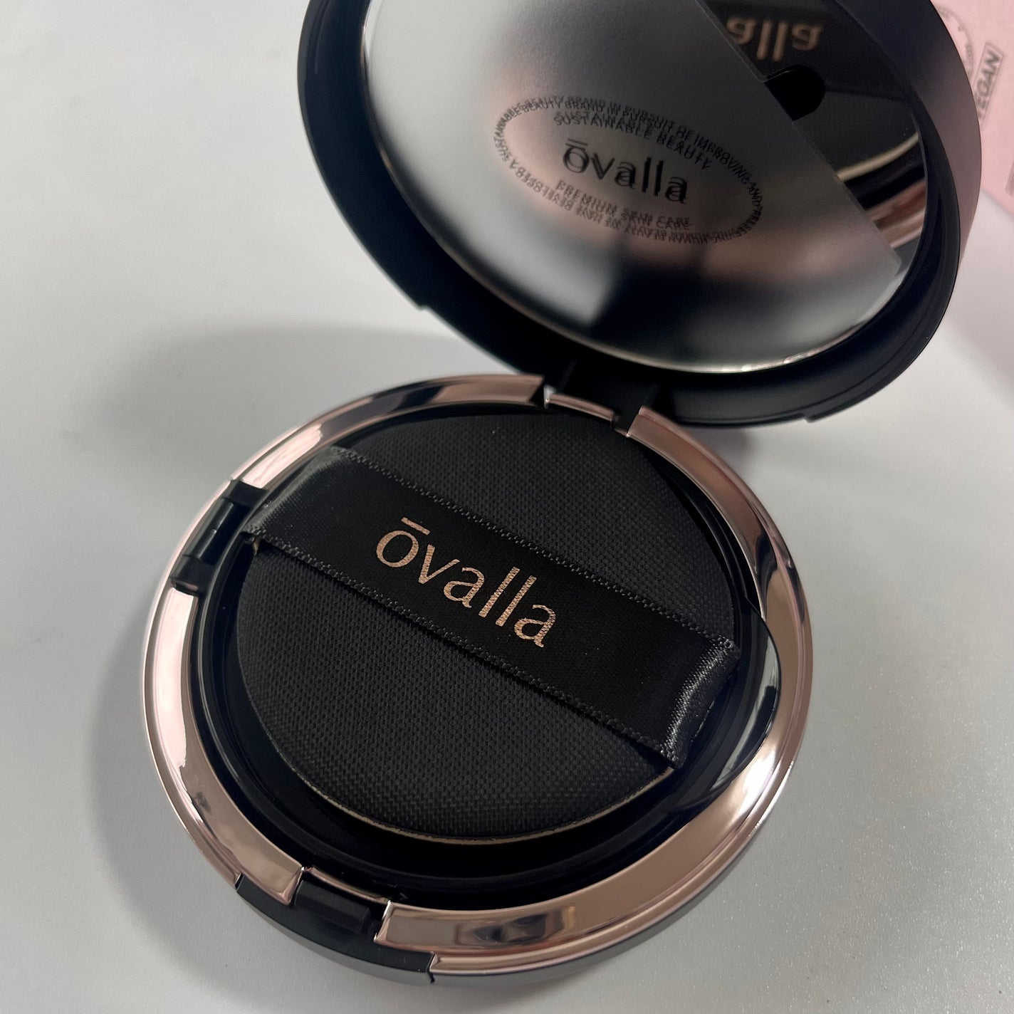 フコセンテラセラム イン クッション/ovalla/クッションファンデーションを使ったクチコミ(5枚目)