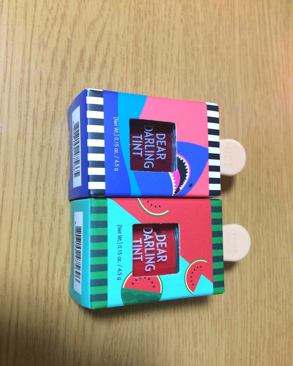 ディアダーリン ウォータージェルティント (アイスティント)/ETUDE/口紅を使ったクチコミ(1枚目)