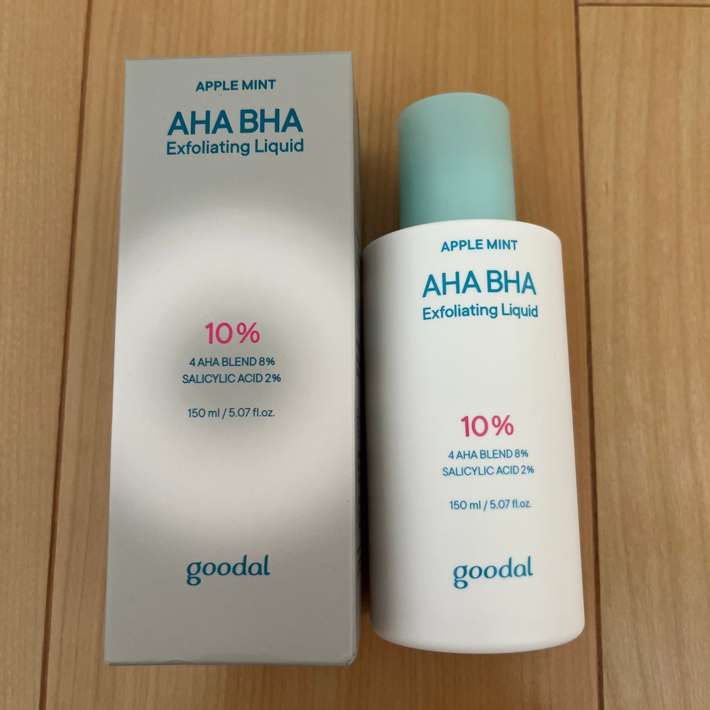 アップルミント AHA・BHA 10%リキッド/goodal/化粧水を使ったクチコミ(1枚目)