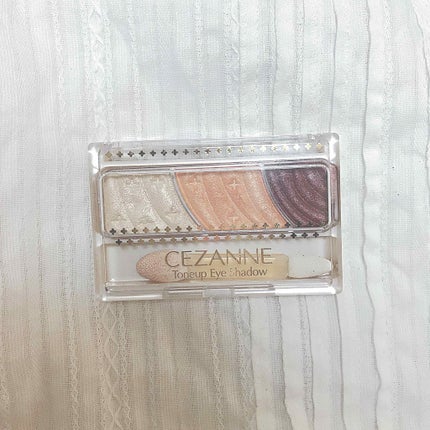 トーンアップアイシャドウ/CEZANNE/アイシャドウパレットを使ったクチコミ(1枚目)