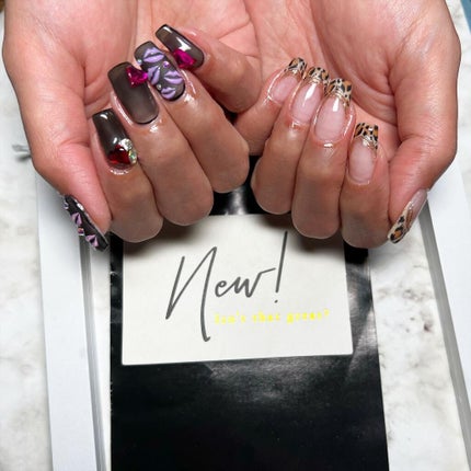 cst on LIPS 「#マットネイル#レオパード#キスマーク💅#ネイル好きな人と繋が..」(5枚目)