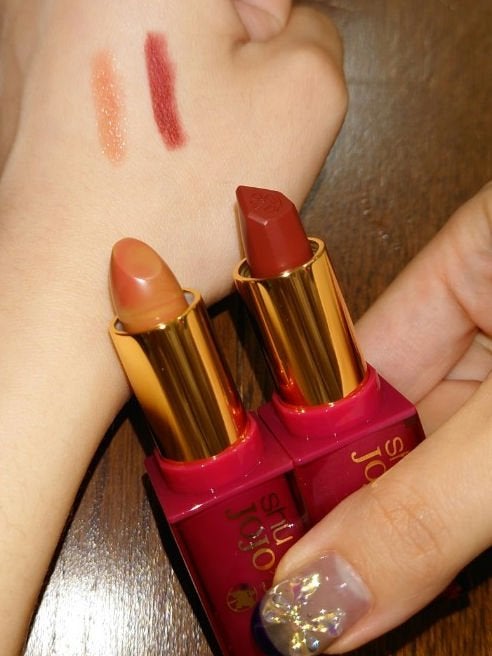 ルージュ アンリミテッド/shu uemura/口紅を使ったクチコミ(3枚目)