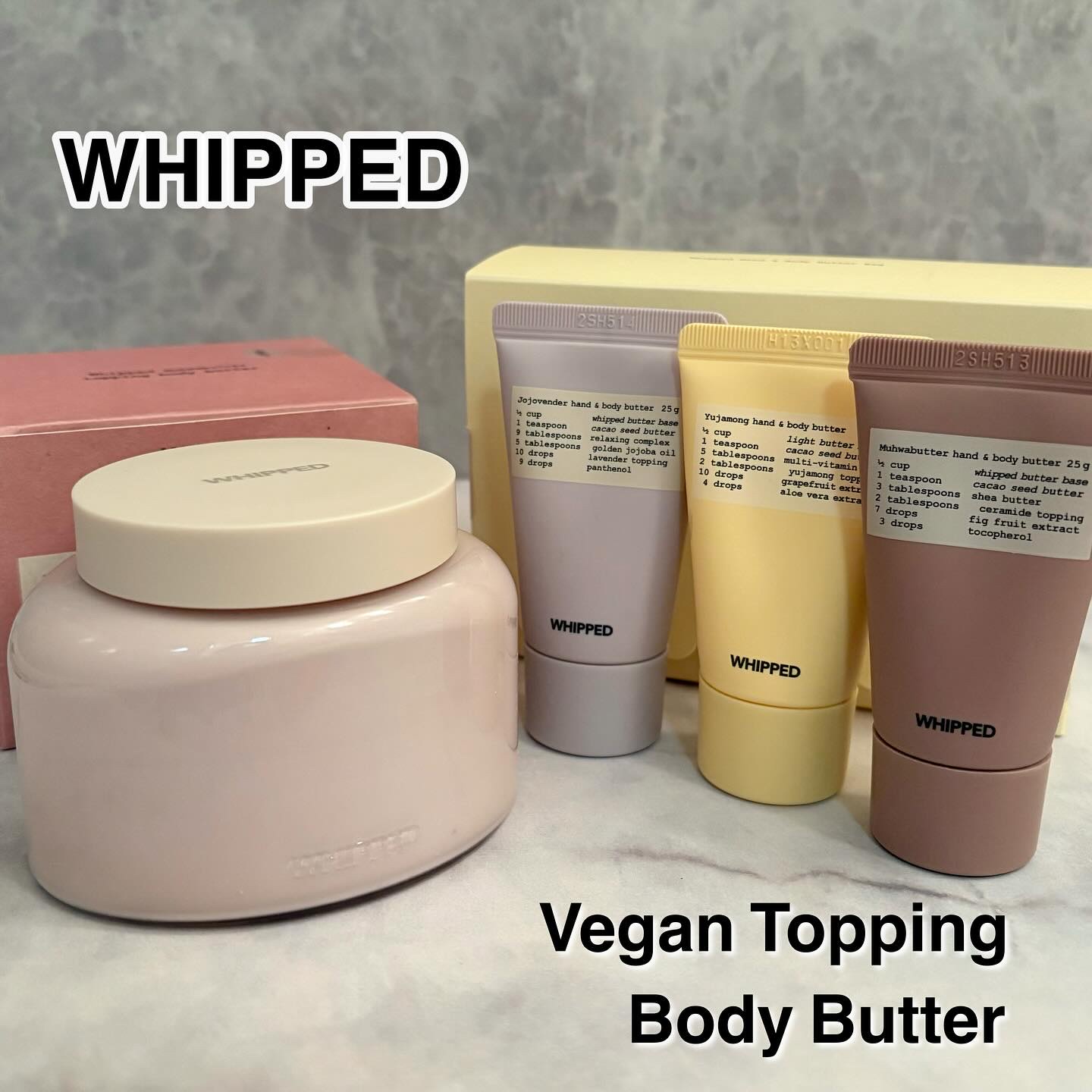 ホイップドムファバターヴィーガントッピングボディバター/WHIPPED/ボディクリームを使ったクチコミ（1枚目）