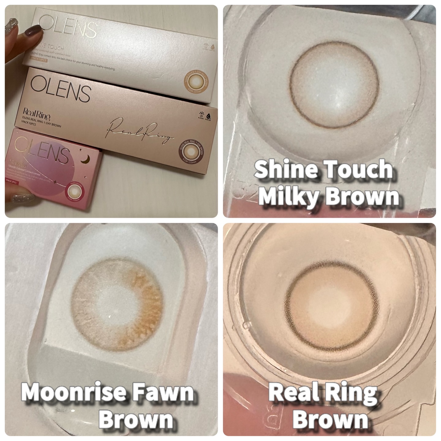 ムーンライズデュー/OLENS/１ヶ月（１MONTH）カラコンを使ったクチコミ（2枚目）