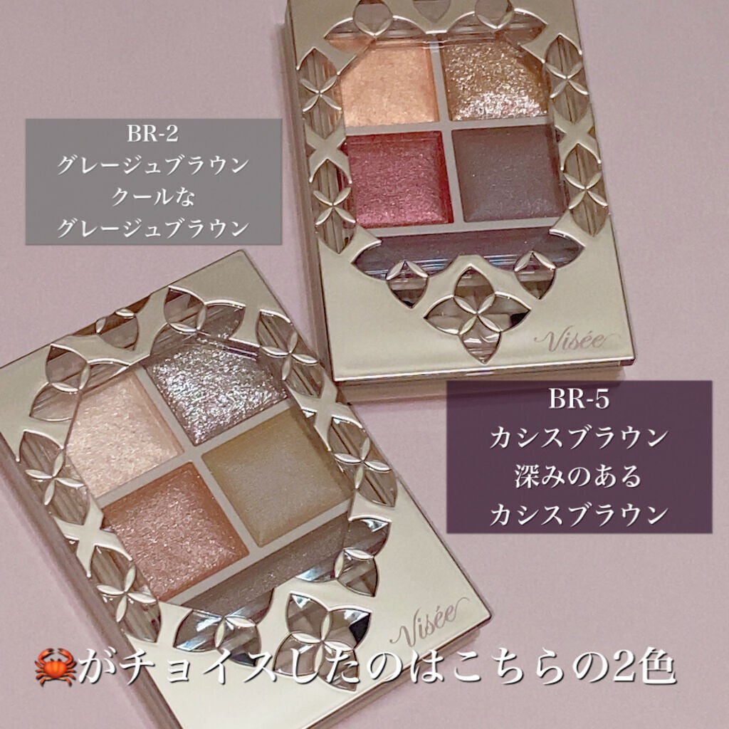 パノラマデザイン アイパレット/Visée/アイシャドウパレットを使ったクチコミ(2枚目)