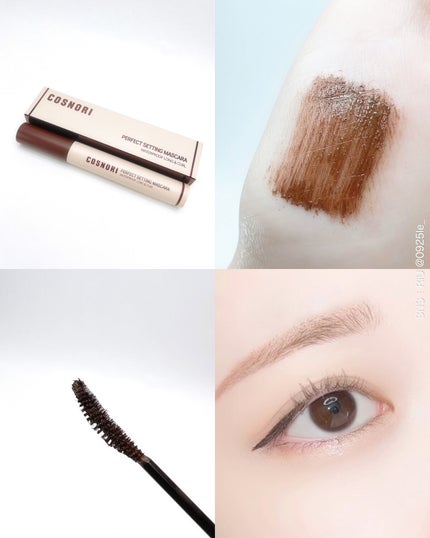 パーフェクトセッティングウォータープルーフマスカラ Long&Curl/COSNORI/マスカラを使ったクチコミ(1枚目)