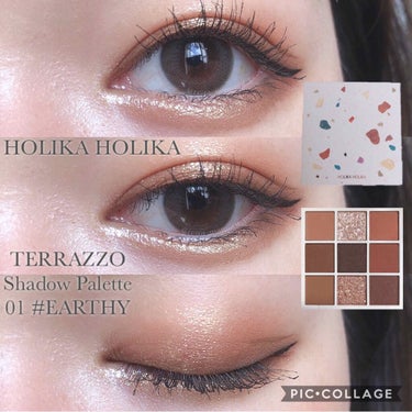 TERRAZZO Shadow palette/HOLIKA HOLIKA/アイシャドウパレットを使ったクチコミ（1枚目）