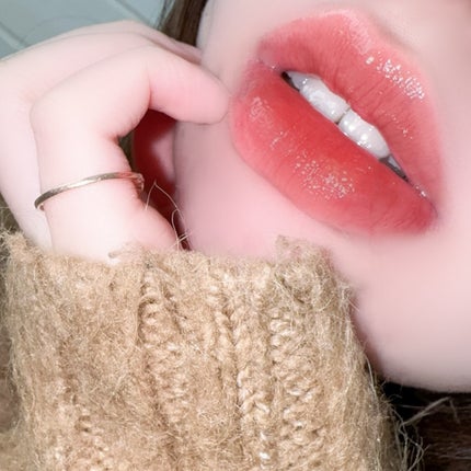 アンドバイロムアンド グラッシーボムティント/&nd by rom&nd/リップティントを使ったクチコミ(5枚目)