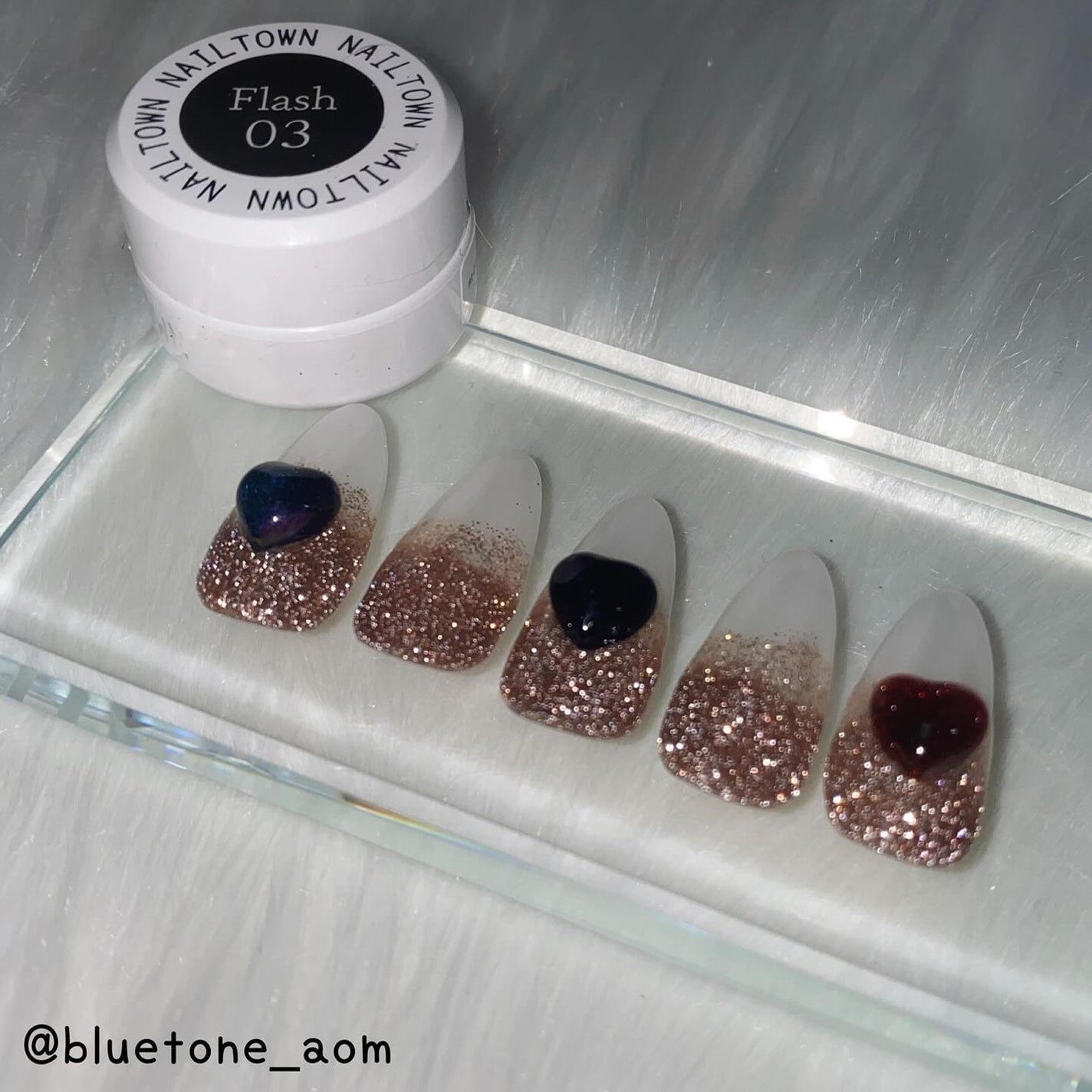 ネイルタウンジェル フラッシュジェル/NAILTOWN/ジェルネイルを使ったクチコミ(9枚目)