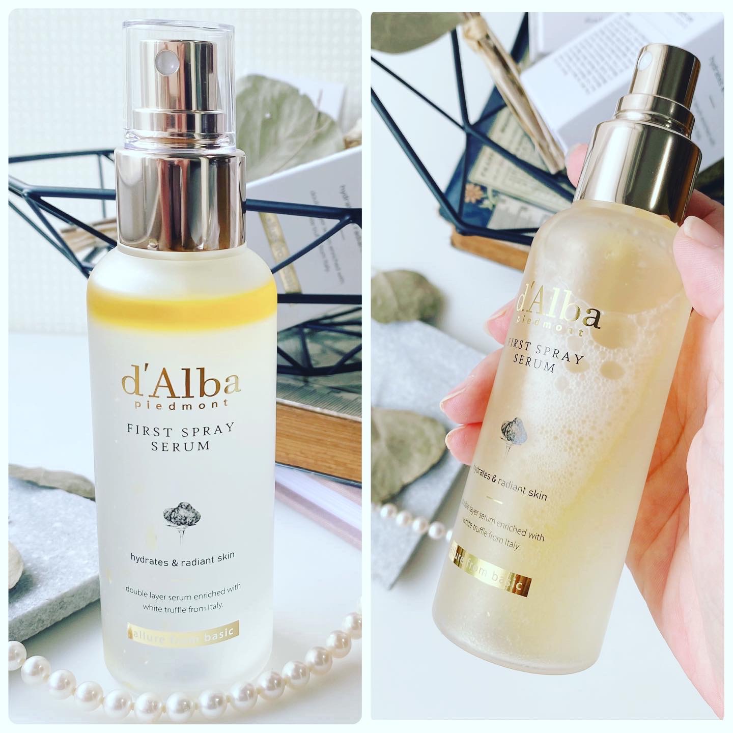 ダルバ ホワイトトリュフファーストスプレーセラム/ダルバ/ミスト状化粧水を使ったクチコミ（2枚目）
