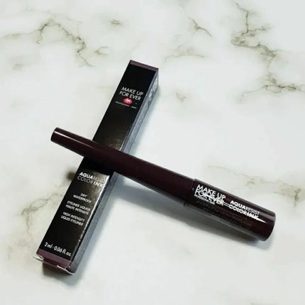 アクアレジスト カラーインク /MAKE UP FOR EVER/リキッドアイライナーを使ったクチコミ(1枚目)