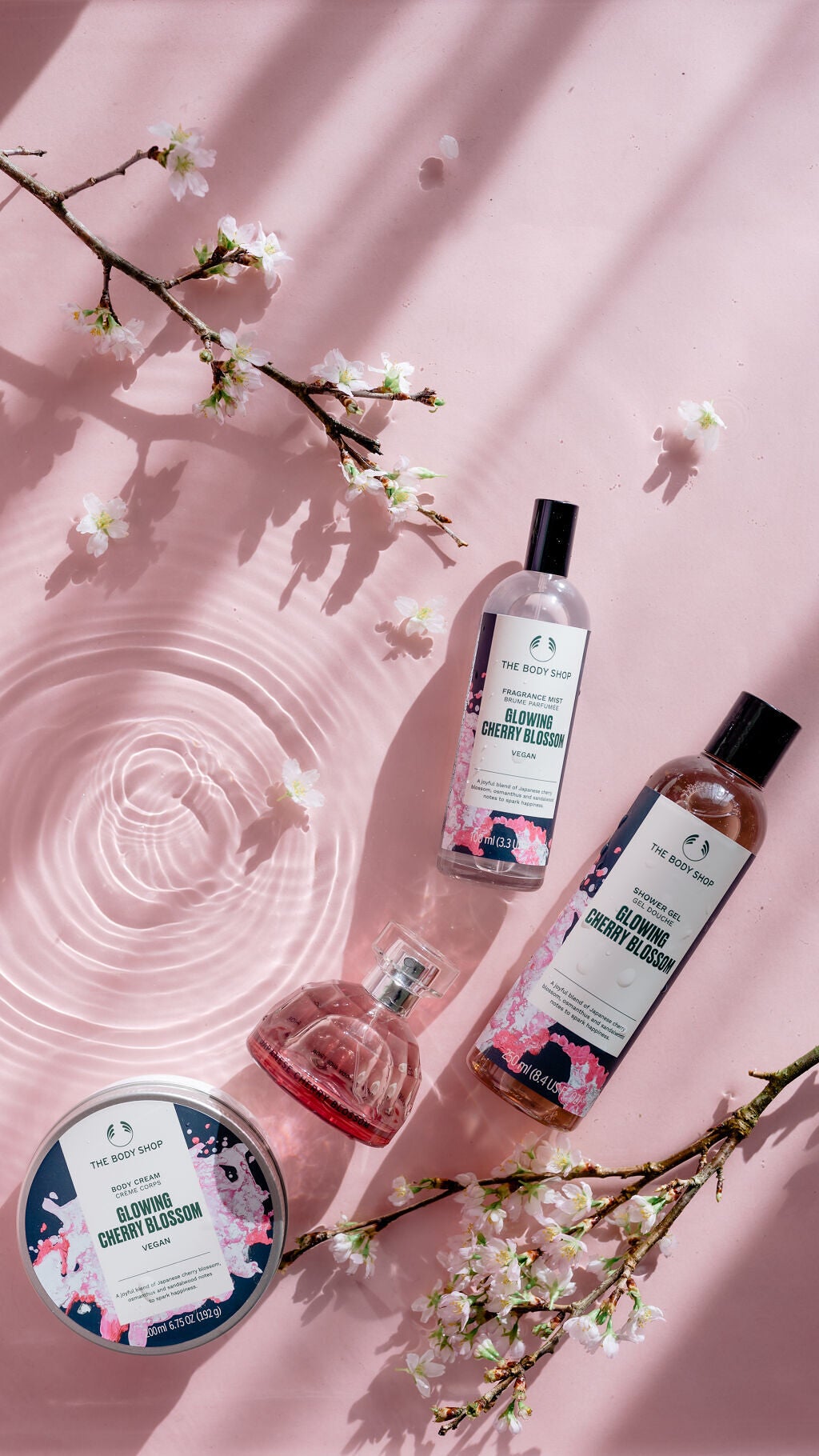 グロウイング チェリーブロッサム シャワージェル/THE BODY SHOP/ボディソープを使ったクチコミ(1枚目)