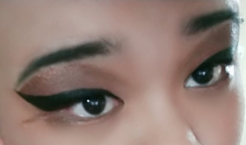 ACリキッドアイライナー/キャンドゥ/リキッドアイライナーを使ったクチコミ(1枚目)