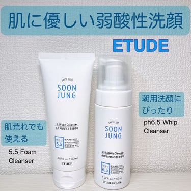 肌に優しい弱酸性洗顔

ETUDE SOONJUNG
■5.5 Form Cleanser
■ ph6.5 Whip Cleanser

敏感肌でも使えるエチュードのスンジョンシリーズ

どんなスキンケ