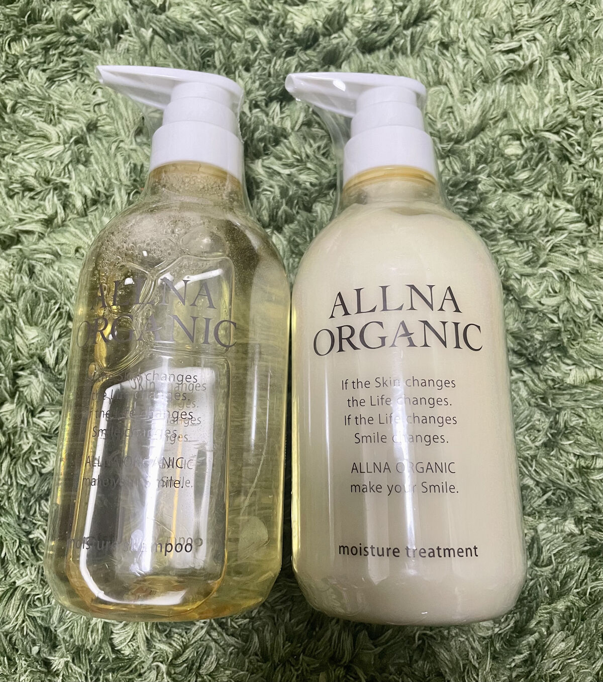 モイスチャーシャンプー＆トリートメント シャンプー/ALLNA ORGANIC/サロンシャンプーを使ったクチコミ（1枚目）
