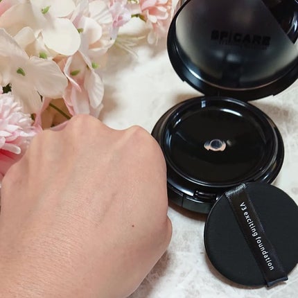 V3 エキサイティングファンデーション/SPICARE/クッションファンデーションを使ったクチコミ(7枚目)