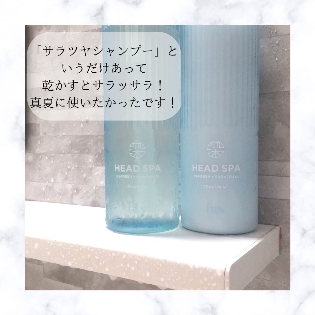 リフレッシュ × さらつや シャンプー/トリートメント/h&s/市販シャンプーを使ったクチコミ(6枚目)