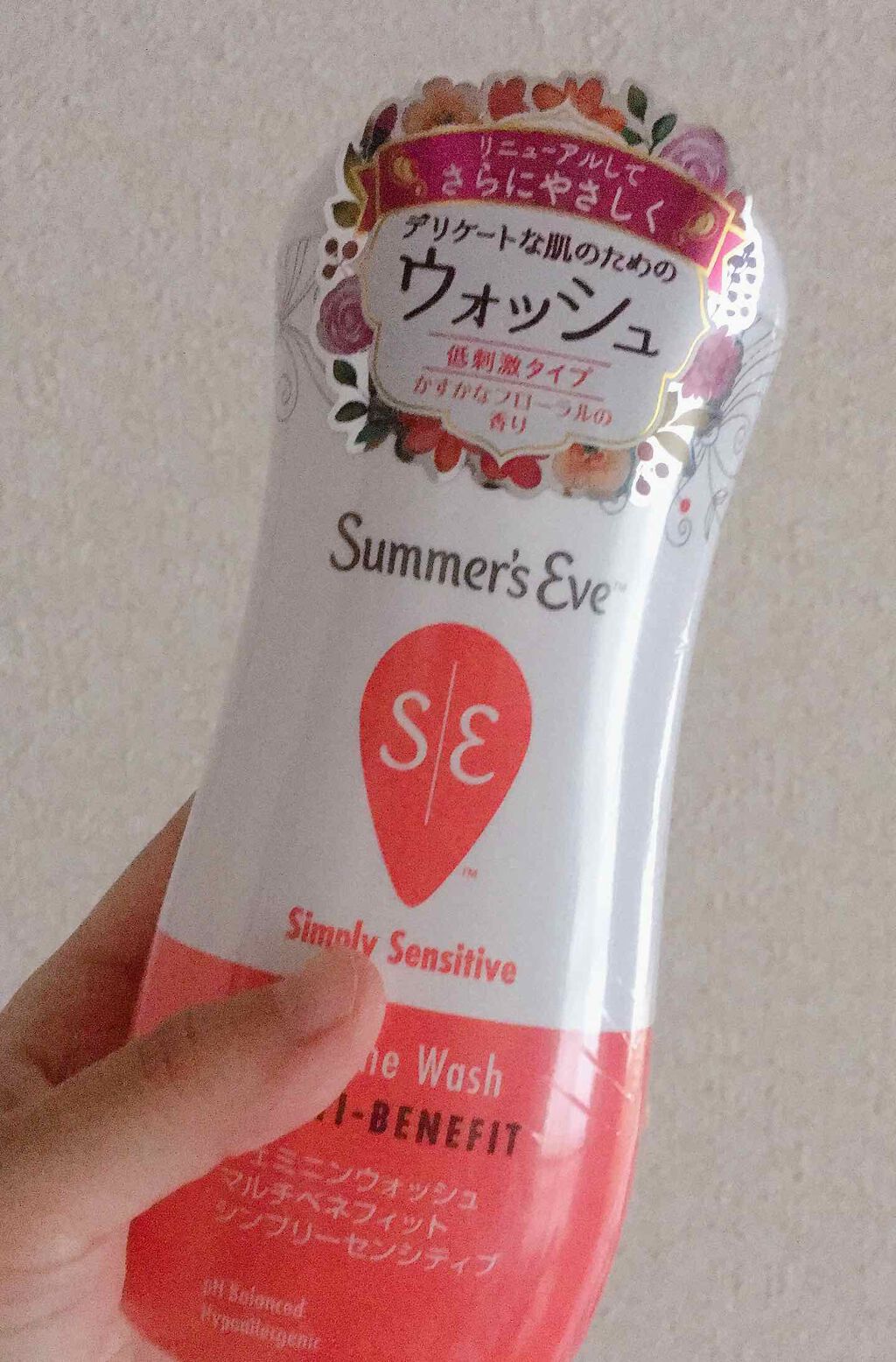 フェミニンウォッシュ マルチベネフィット シンプリーセンシティブ/Summer's Eve(サマーズイブ)/デリケートゾーンケアを使ったクチコミ(1枚目)