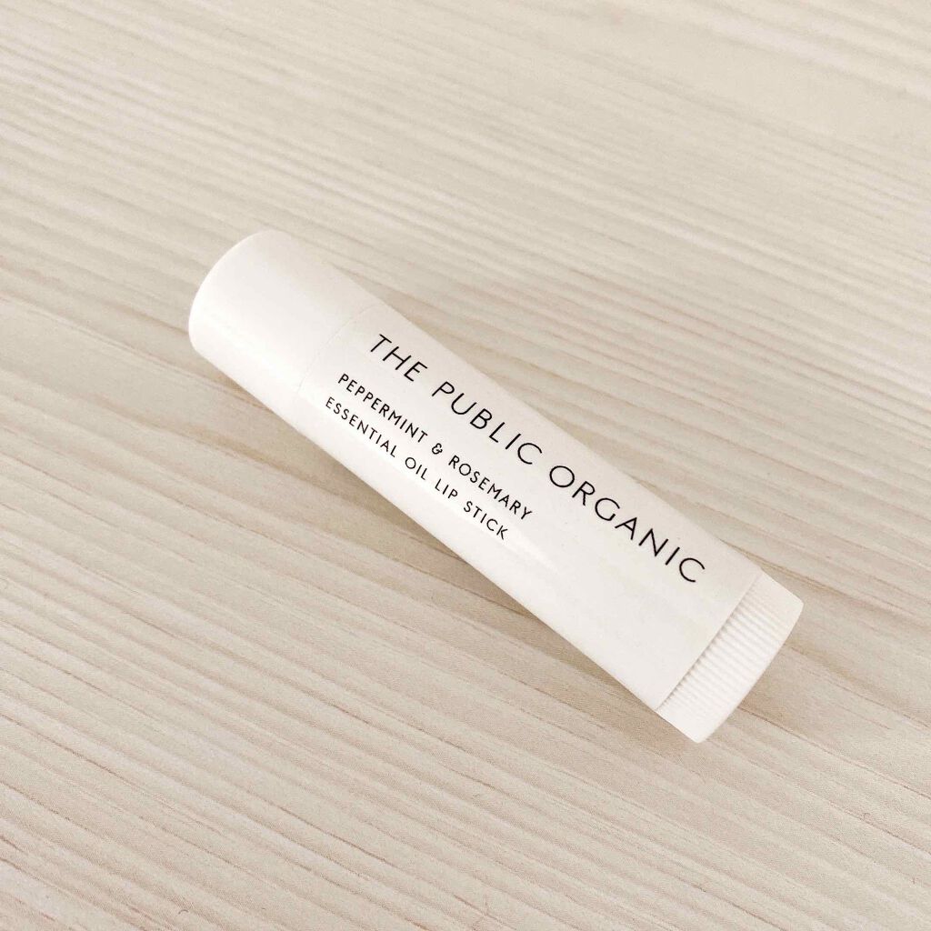 オーガニック認証 精油リップスティック スーパーリフレッシュ クリア/THE PUBLIC ORGANIC/リップクリームを使ったクチコミ（2枚目）