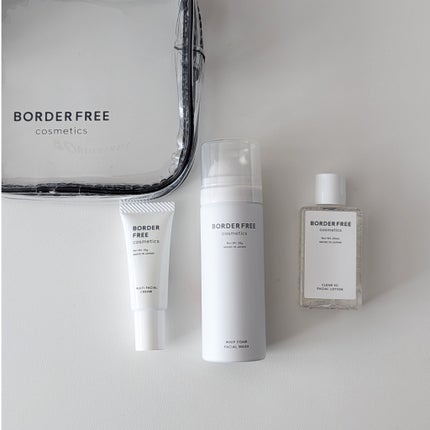 ミニサイズスキンケアセット/BORDER FREE cosmetics/トライアルキットを使ったクチコミ(1枚目)