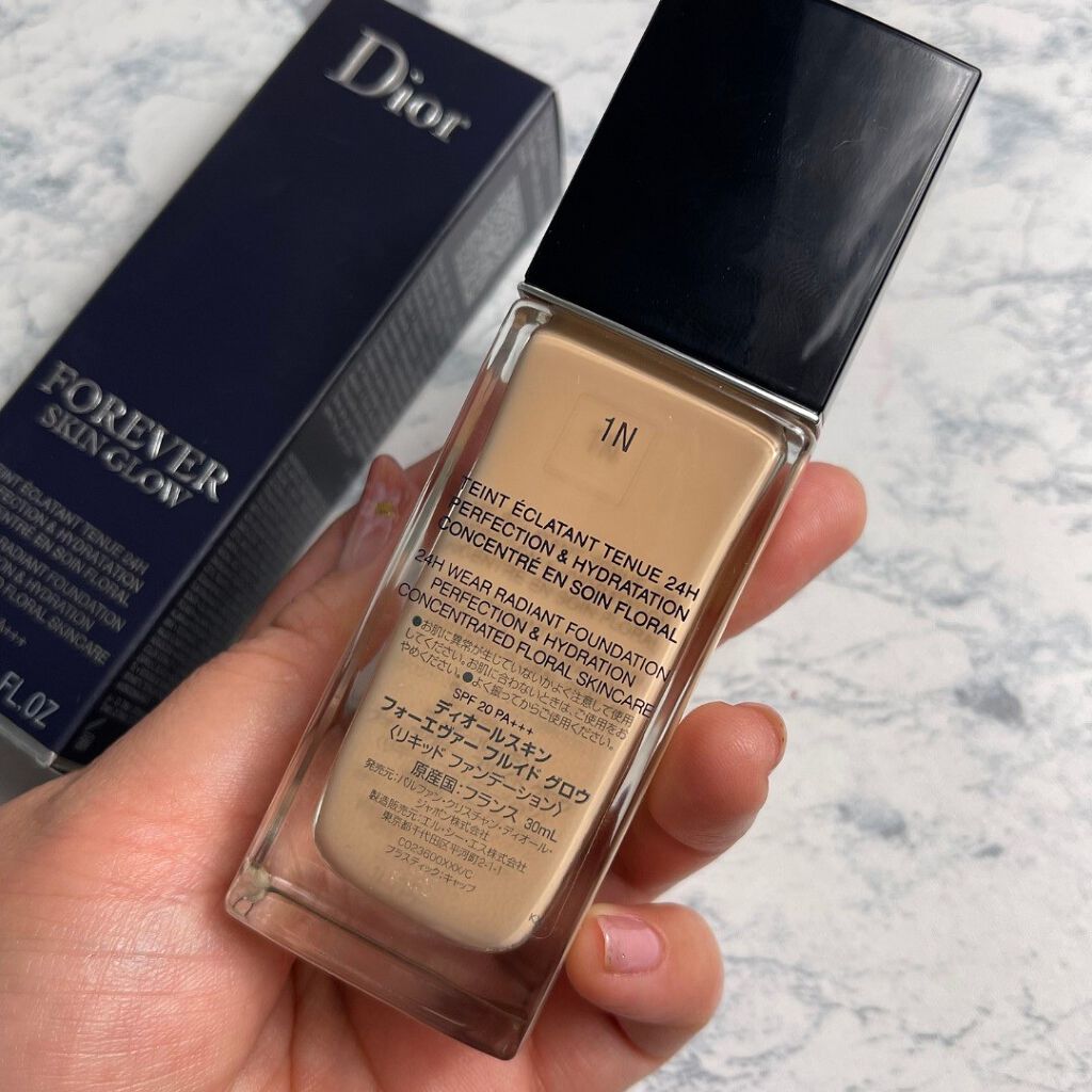 ディオールスキン フォーエヴァー フルイド グロウ/Dior/リキッドファンデーションを使ったクチコミ（2枚目）