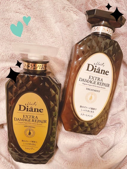 パーフェクトビューティ モイストダイアン エクストラダメージリペア シャンプー/トリートメント シャンプー450ml /ダイアン/市販シャンプーを使ったクチコミ(1枚目)