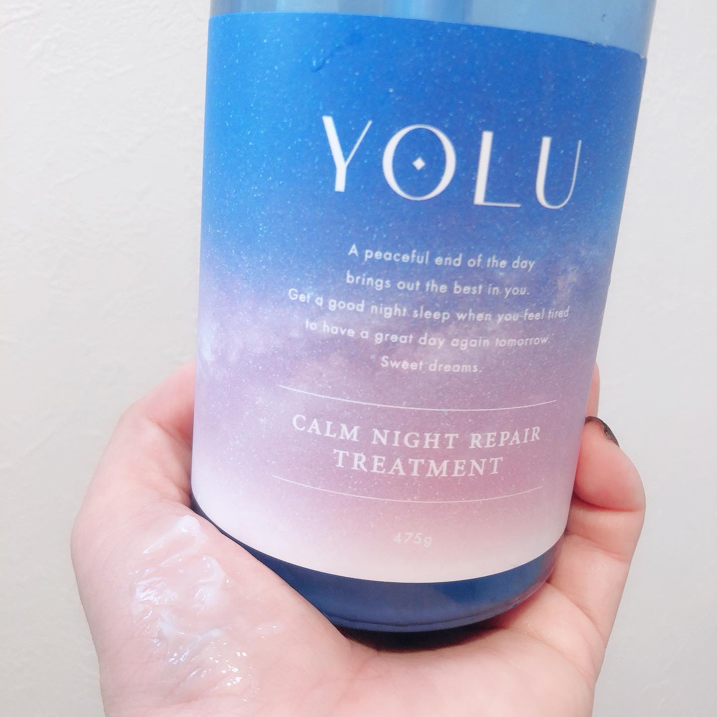 カームナイトリペアシャンプー／トリートメント/YOLU/市販シャンプーを使ったクチコミ（2枚目）