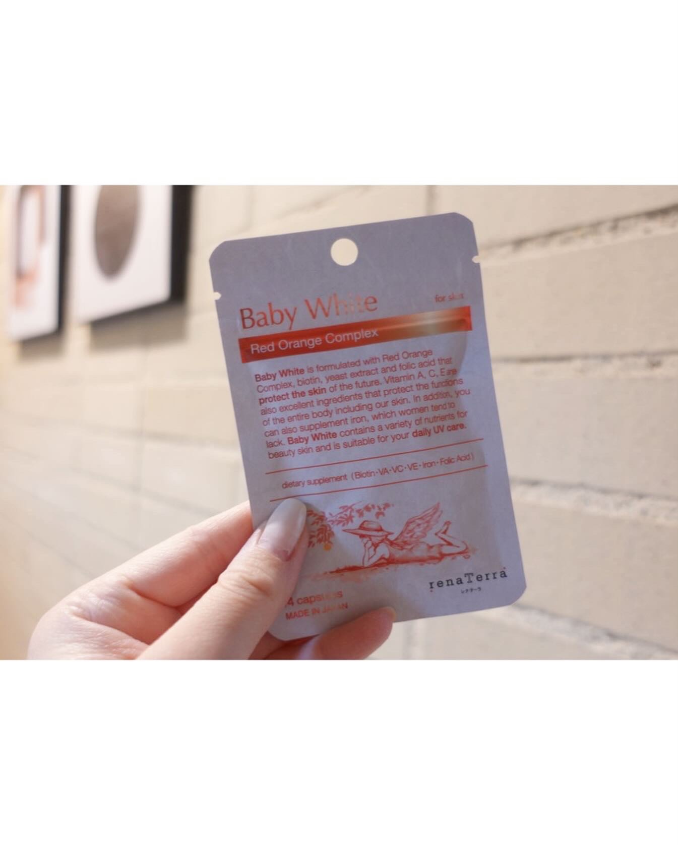 Baby White 60粒/renaTerra/美容サプリメントを使ったクチコミ（2枚目）