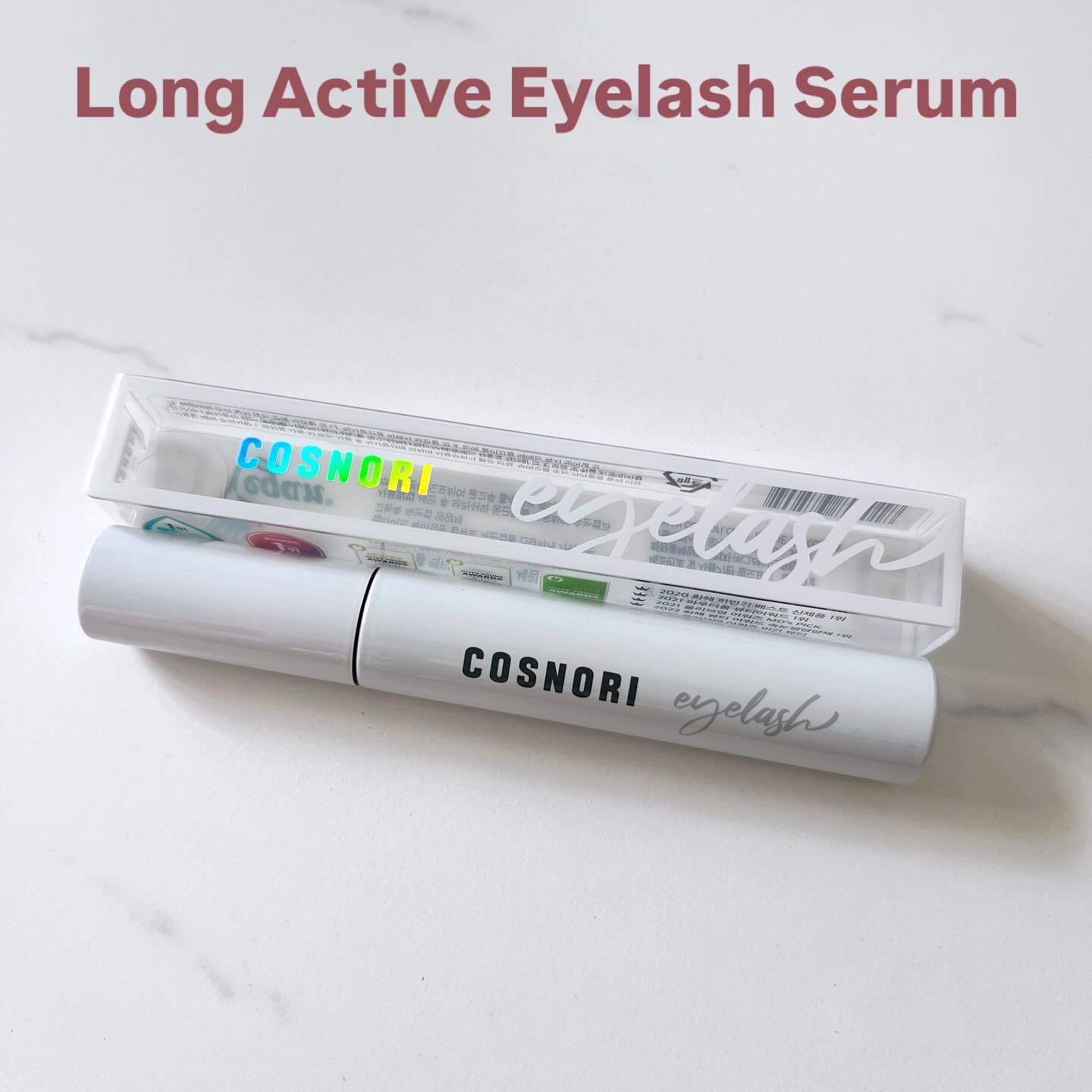 ロングアクティブアイラッシュセラム/COSNORI/まつげ美容液を使ったクチコミ（2枚目）