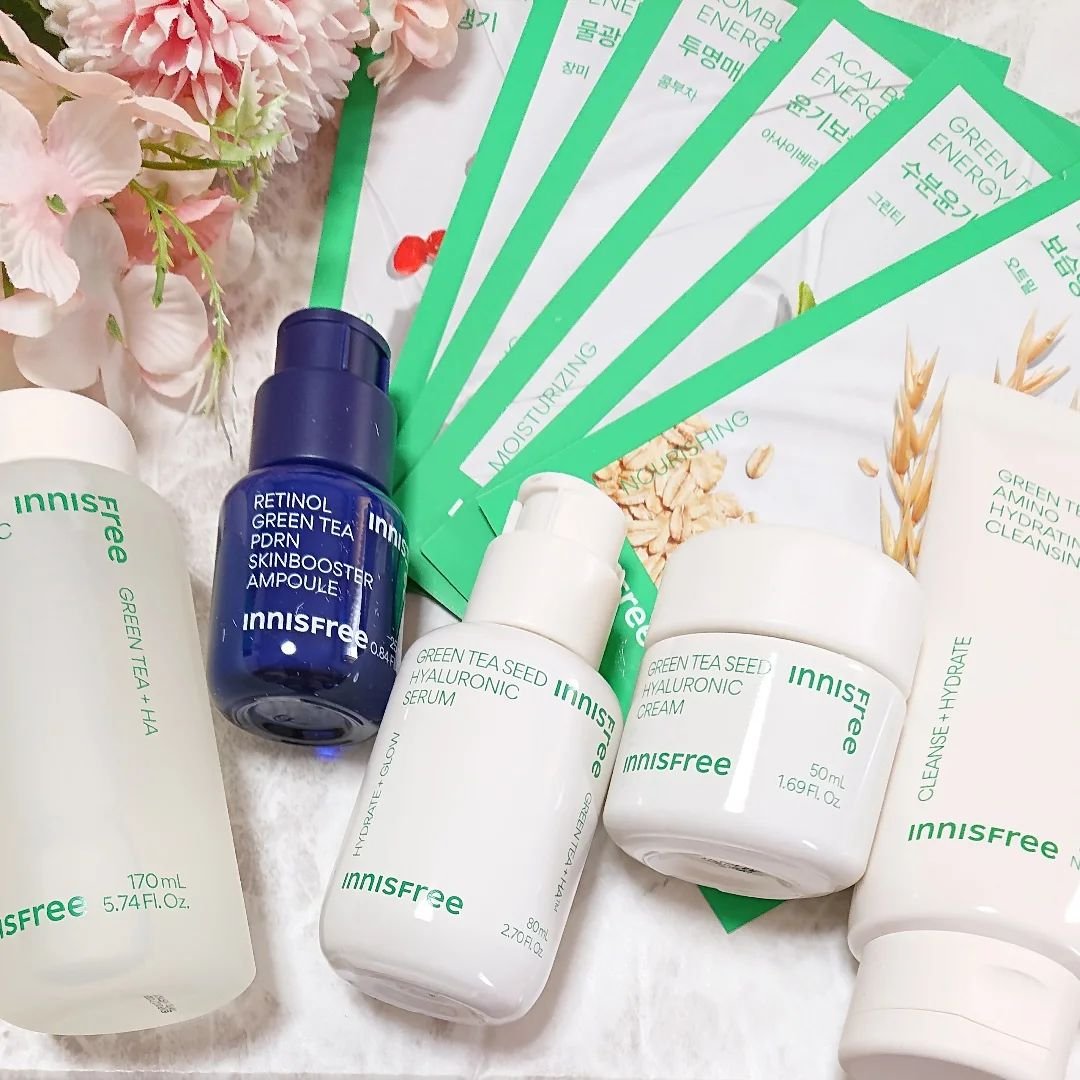 グリーンティー　ヒアルロン　スキン/innisfree/化粧水を使ったクチコミ（1枚目）