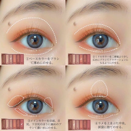 プレイカラーアイズミニ/ETUDE/アイシャドウパレットを使ったクチコミ(2枚目)