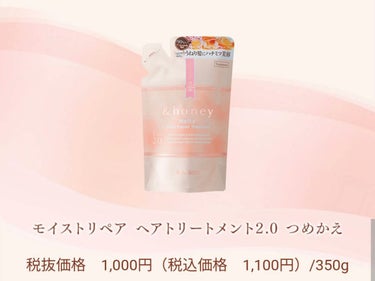 &honey Melty モイストリペア シャンプー1.0／モイストリペア ヘアトリートメント2.0/&honey/シャンプー・コンディショナーを使ったクチコミ（9枚目）