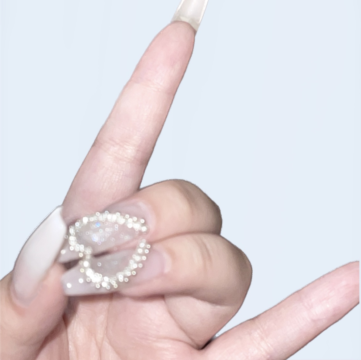 ネイルパーツ/セリア/ネイルチップ・パーツを使ったクチコミ（2枚目）