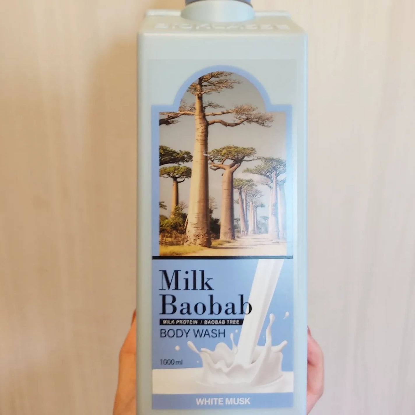 ミルクバオバブ パフュームボディウォッシュ ホワイトムスク/ミルクバオバブ/ボディソープを使ったクチコミ(1枚目)