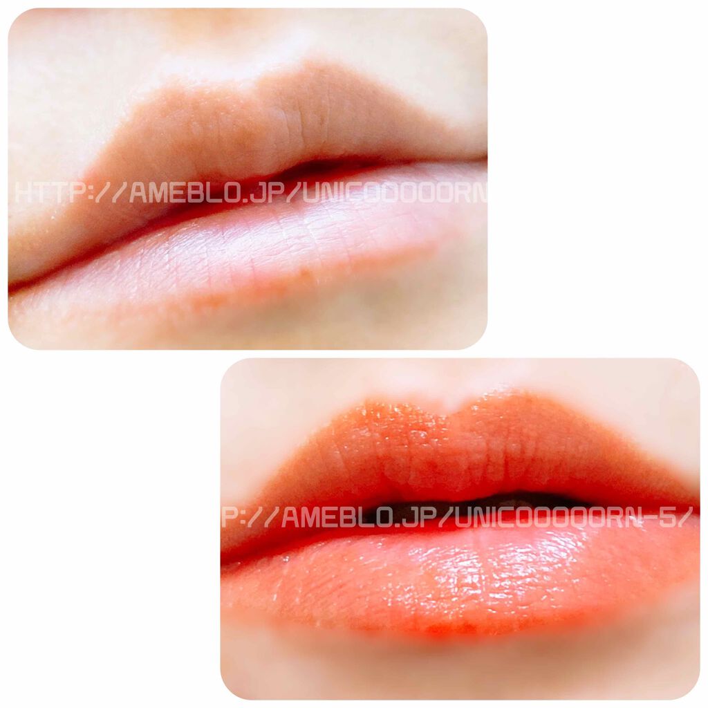 メルティールミナスルージュ（ティントタイプ）/キャンメイク/リップティントを使ったクチコミ（3枚目）
