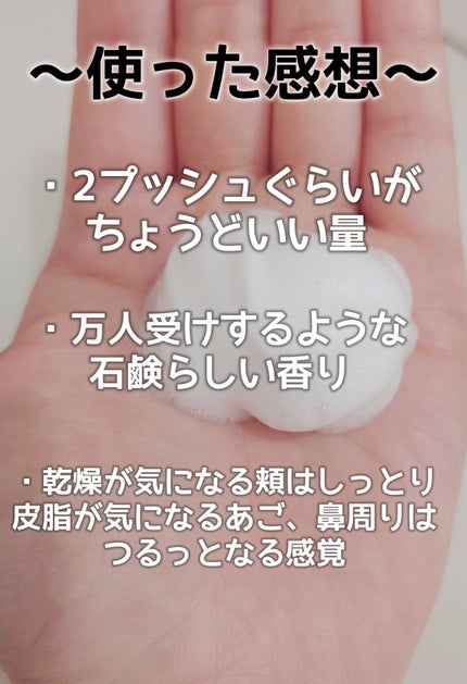 ビオレ ザフェイス 泡洗顔料 モイスト/ビオレ/泡洗顔を使ったクチコミ(3枚目)