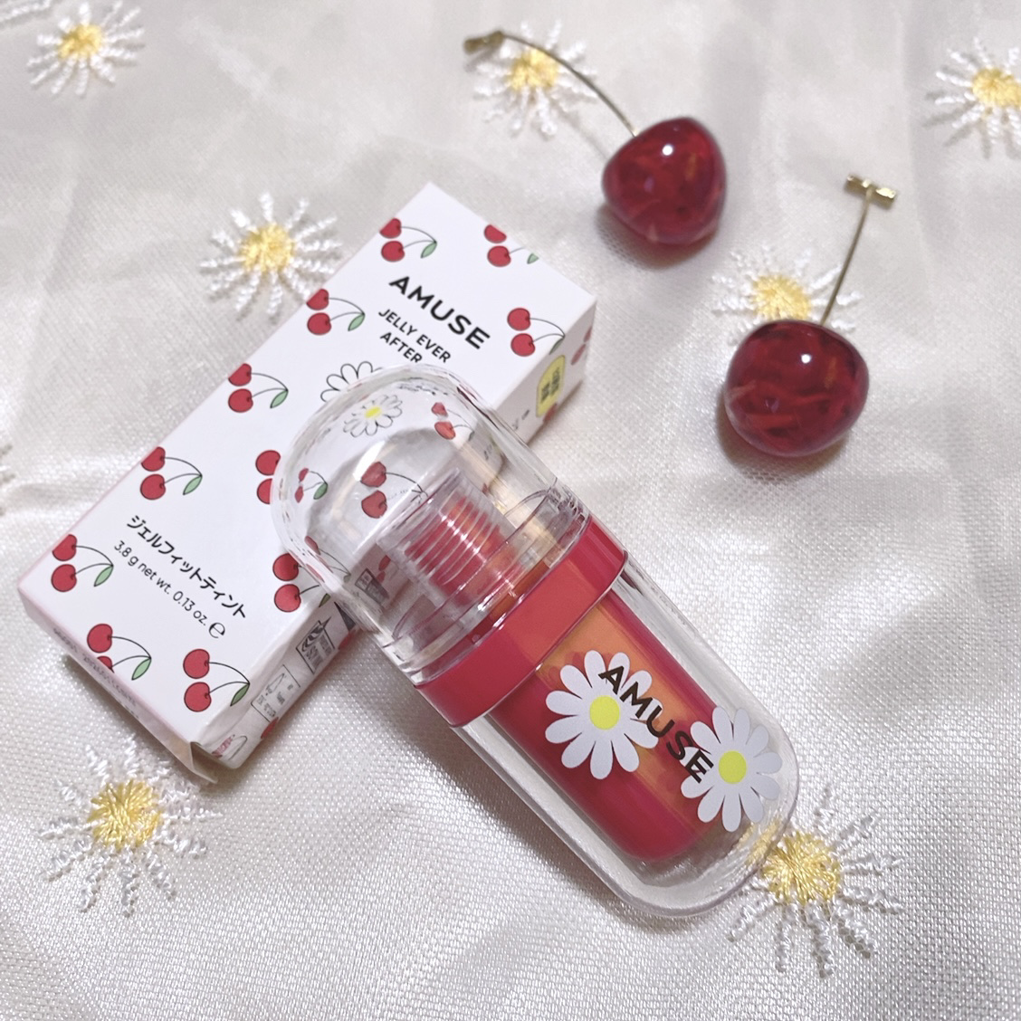 ジェルフィットティント/AMUSE/リップティントを使ったクチコミ（1枚目）