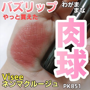 ネンマクフェイク ルージュ PK851 わがままな肉球/Visée/口紅を使ったクチコミ（1枚目）