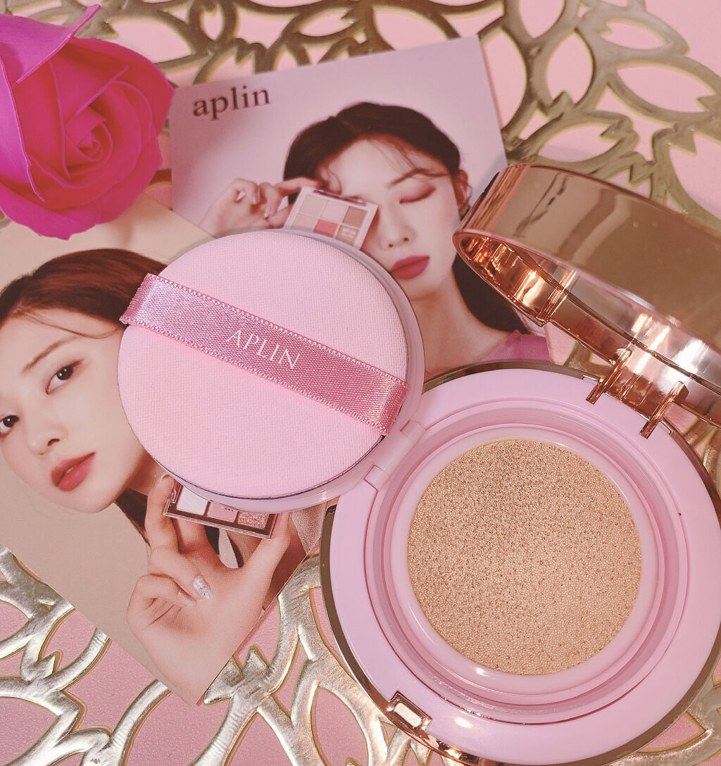 ピンクティーツリーカバークッション/APLIN/クッションファンデーションを使ったクチコミ（2枚目）