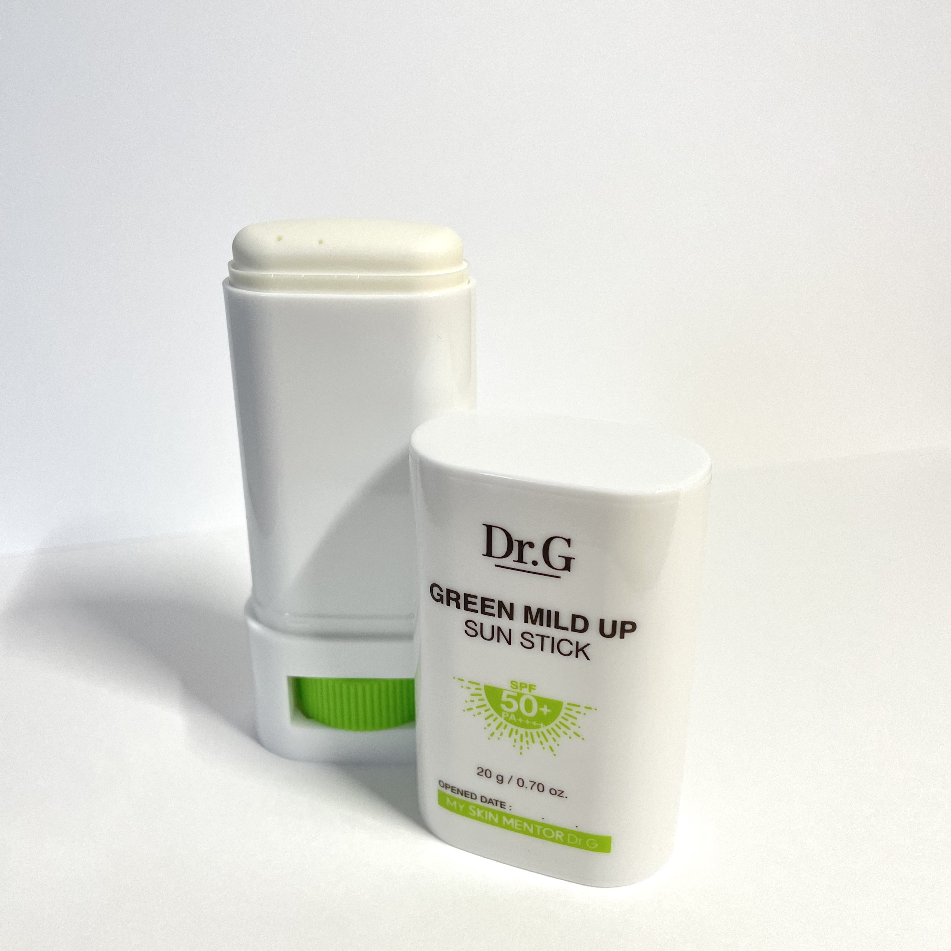 グリーンマイルドサンスティック SPF50+ PA++++/Dr.G/日焼け止めスティックを使ったクチコミ（2枚目）