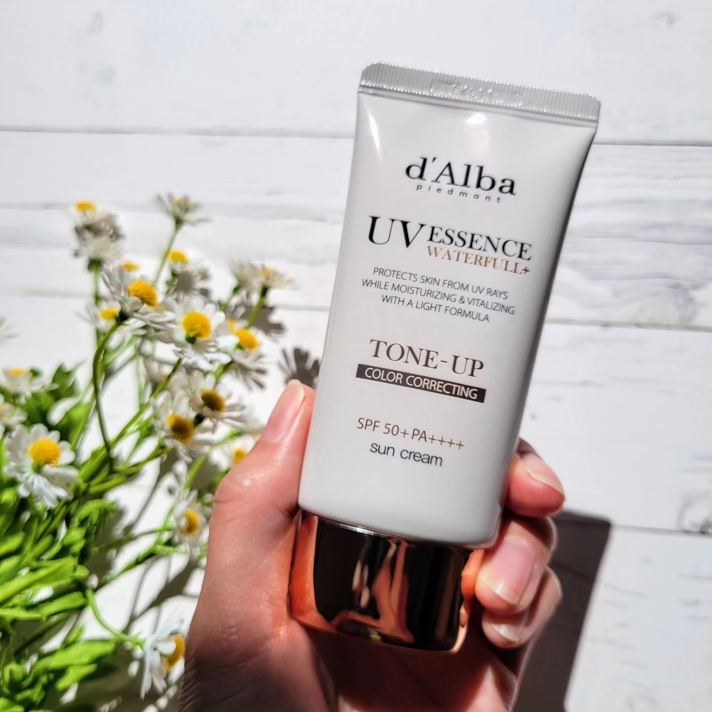 ウォータフルトーンアップサンクリーム/ダルバ/日焼け止めクリームを使ったクチコミ（1枚目）