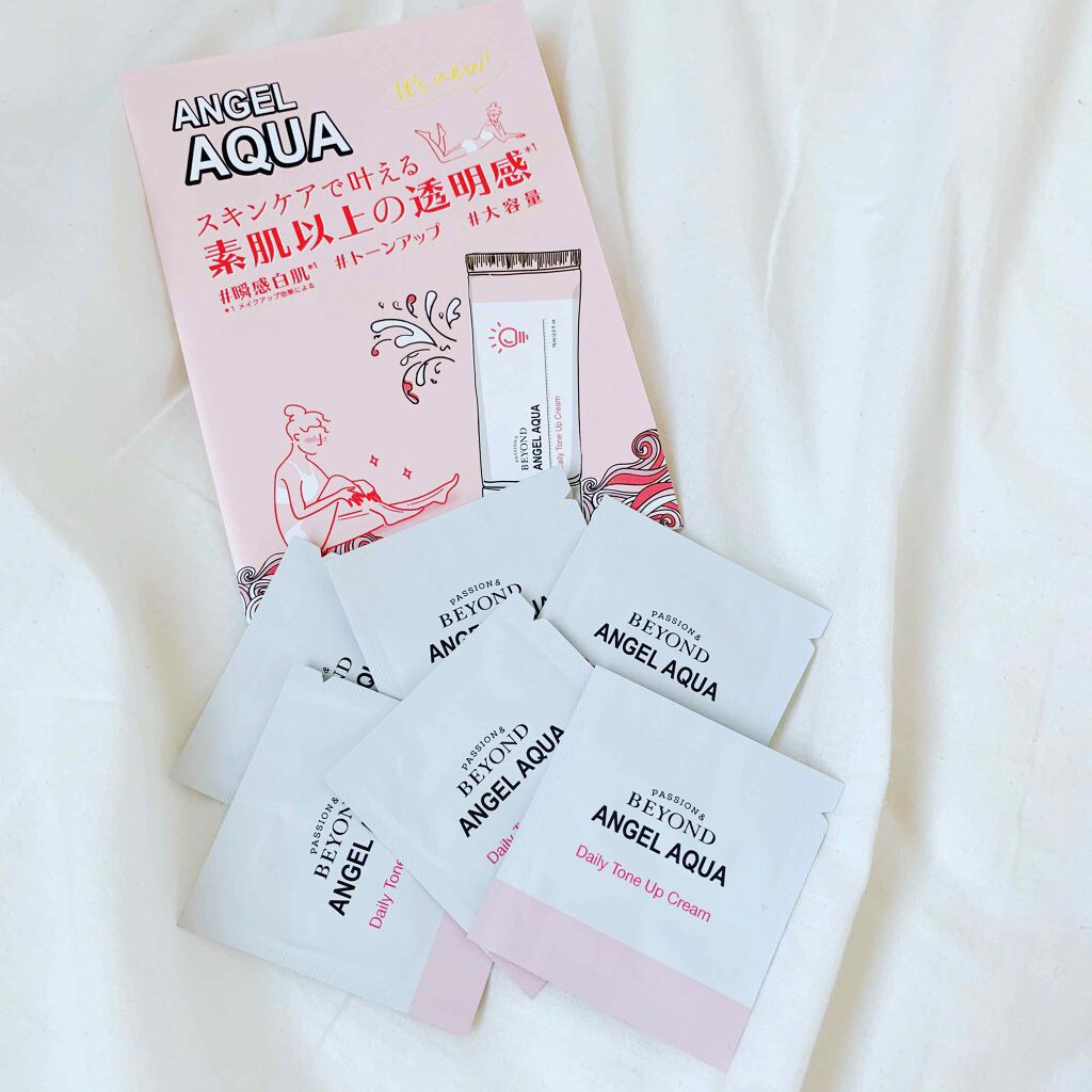 デイリートーンアップクリーム/BEYOND ANGEL AQUA/化粧下地を使ったクチコミ（1枚目）