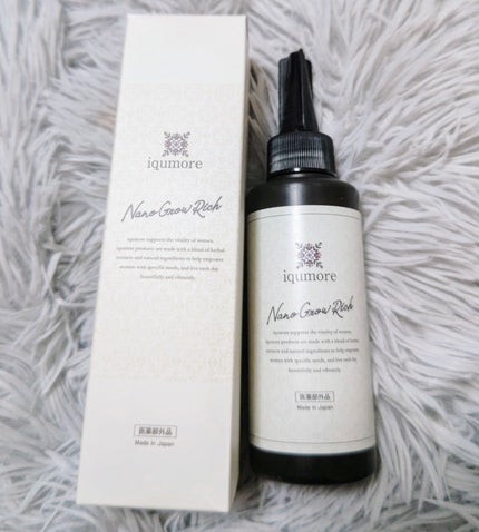 ナノグロウリッチ/iqumore/頭皮ローションを使ったクチコミ(1枚目)