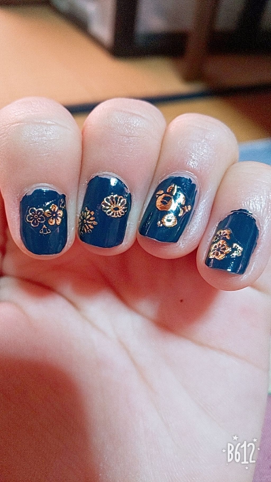 ネイルシール/セリア/ネイルシールを使ったクチコミ（1枚目）