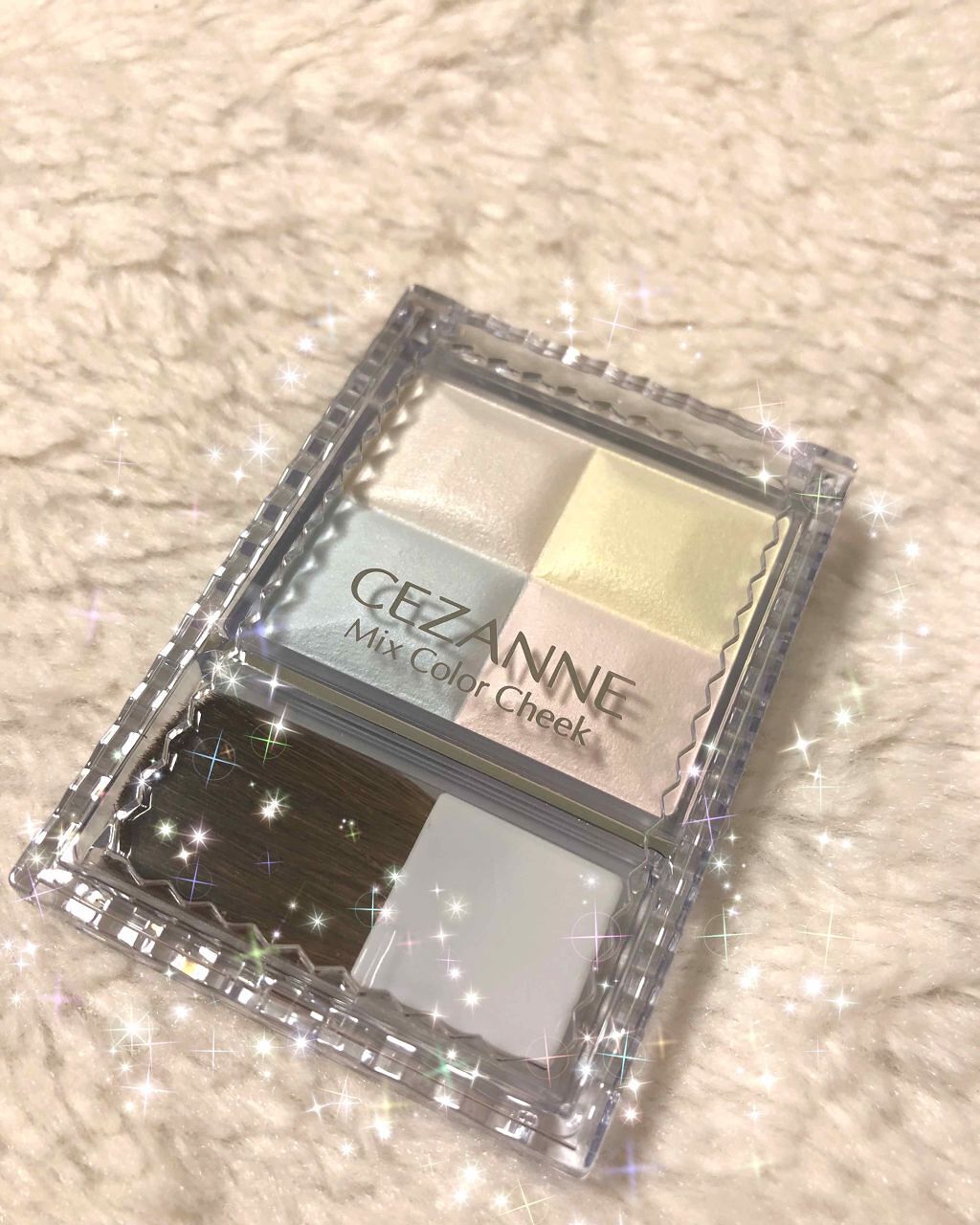 ミックスカラーチーク/CEZANNE/パウダーチークを使ったクチコミ（1枚目）