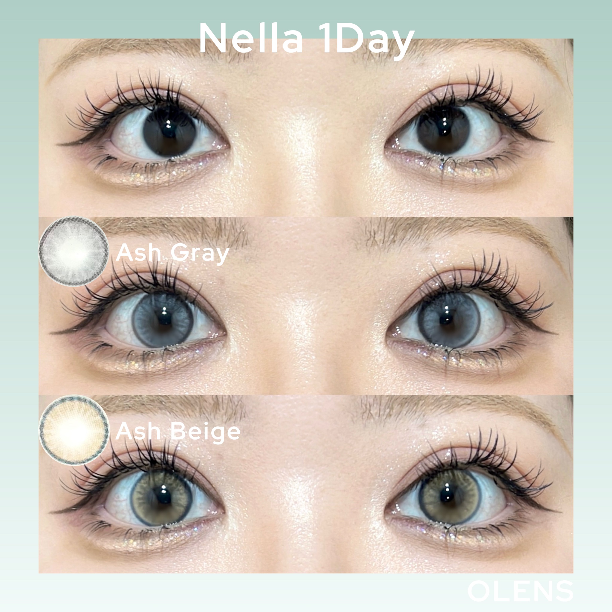 ロシアンスモーキー/OLENS/カラーコンタクトレンズを使ったクチコミ（2枚目）