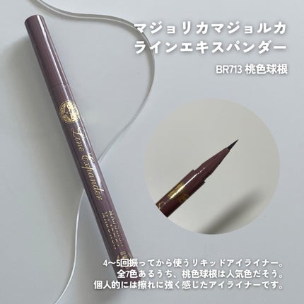 ラインエキスパンダー /MAJOLICA MAJORCA/リキッドアイライナーを使ったクチコミ(2枚目)