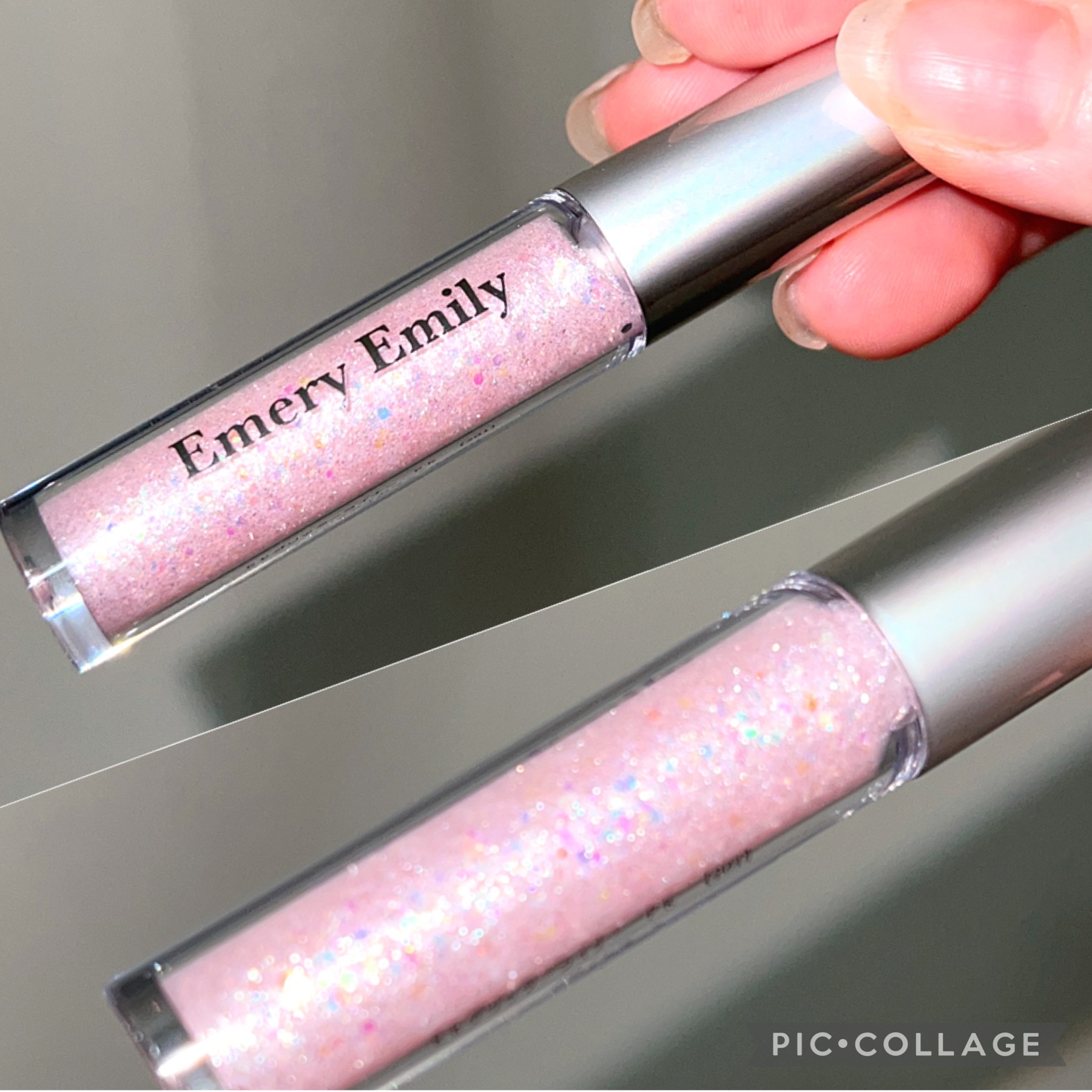 ドリーミー グリッターライナー 201 ときめきピンク/Emery Emily/グリッターを使ったクチコミ（2枚目）