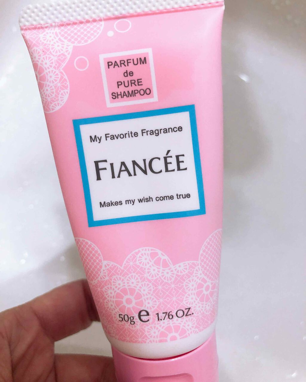 ハンドクリーム ピュアシャンプーの香り/フィアンセ/ハンドクリームを使ったクチコミ（1枚目）